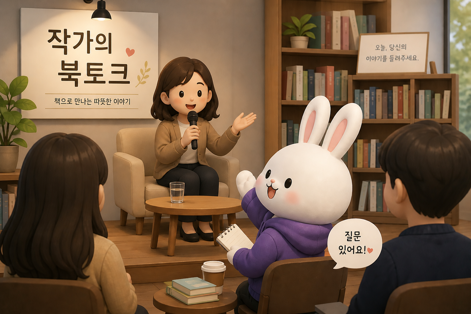 용인 수지도서관 베스트셀러 작가 초청 북토크 '작가와의 만남'